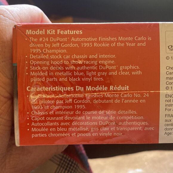 COPY - NIOB #24 1:32 scale model Monte Carlo car as driven by Jeff Gordon - Picture 6 of 8